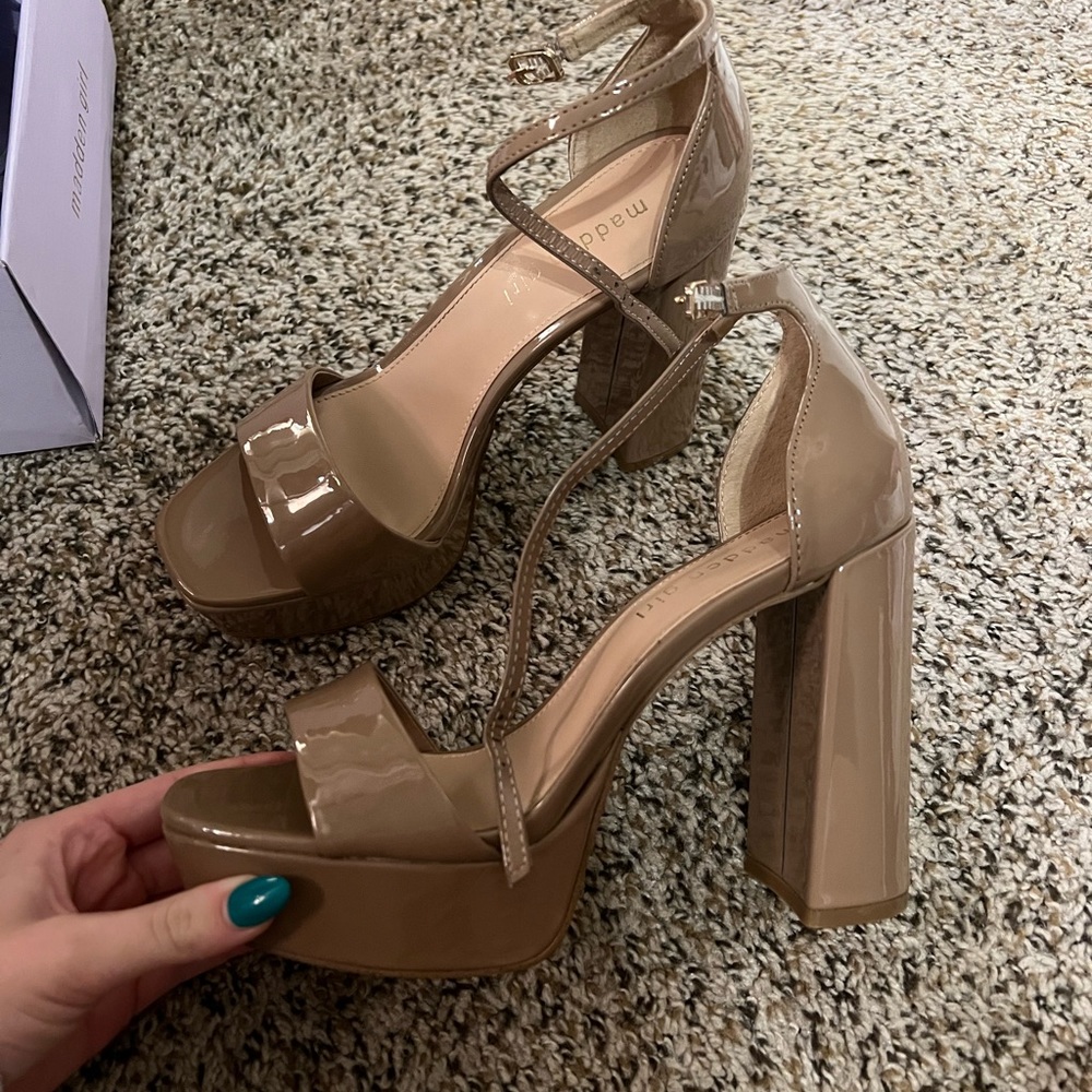 Madden Girl Omega Nude Heels